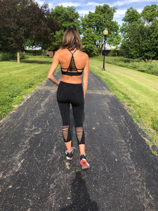 Black Sports Bra