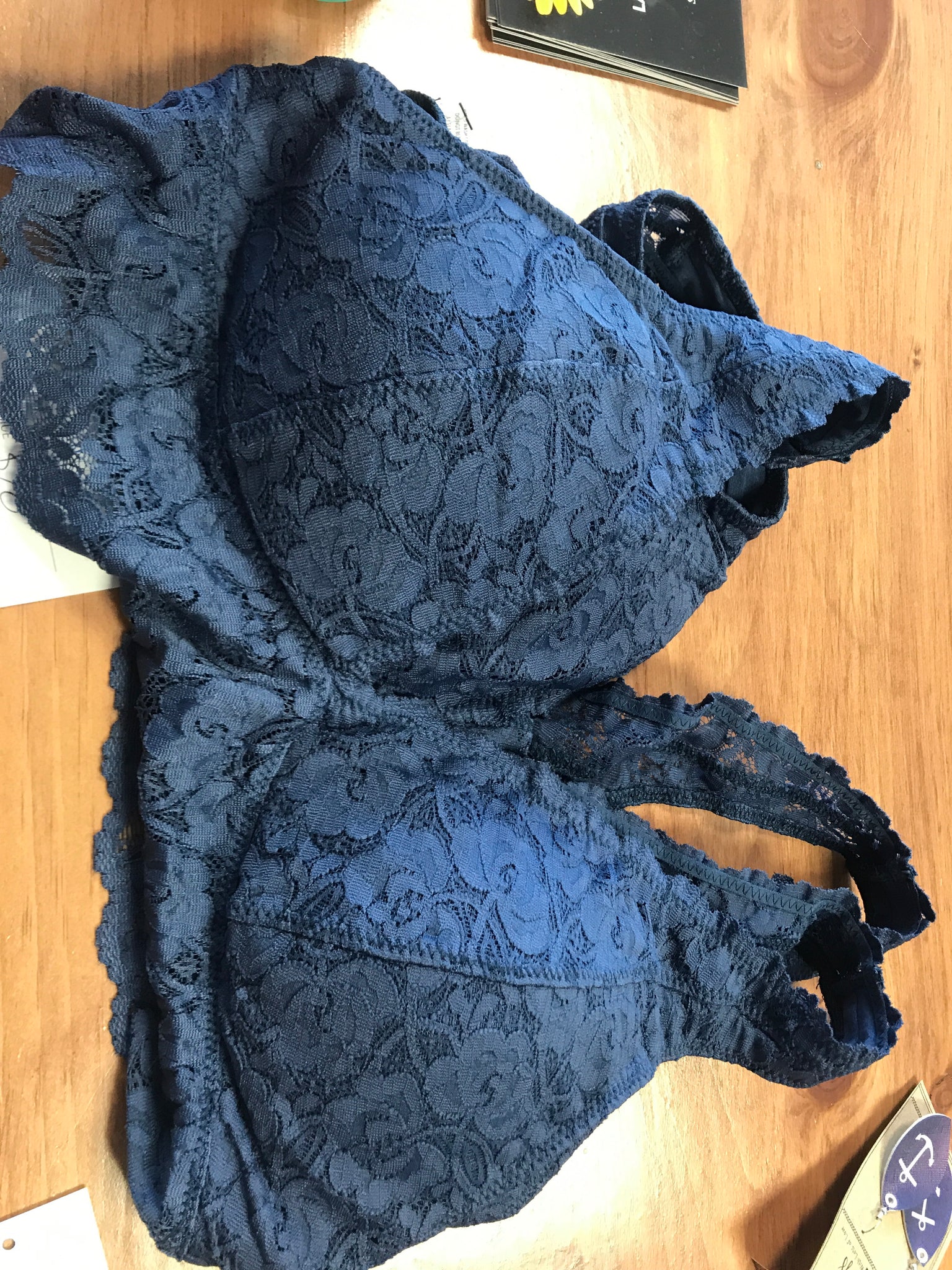 727 Navy Bralette