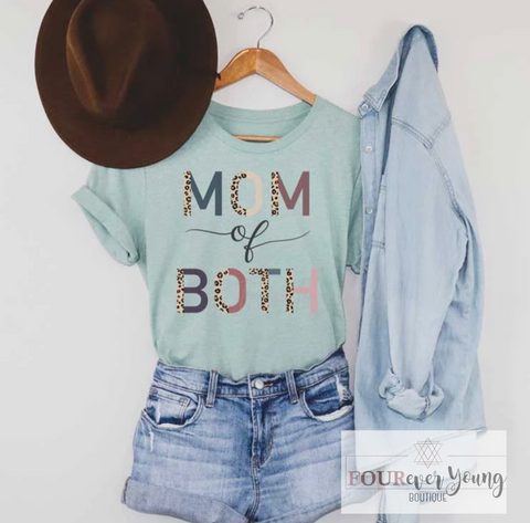 Mom of Both Graphic Tee