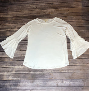 Ivory One Size Bell Sleeve