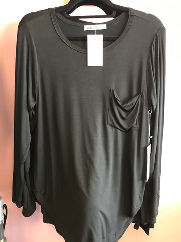 866 Black Long Sleeve Basic