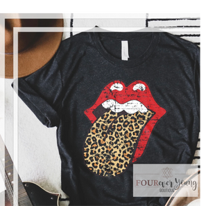 Leopard Tongue Graphic Tee