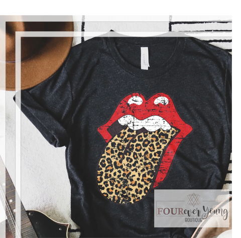 Leopard Tongue Graphic Tee