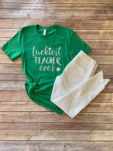 Luckiest Teacher Ever Graphic Tee
