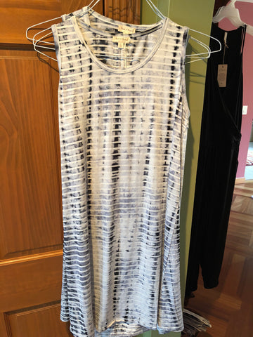Tie Dye Back Detail Dress
