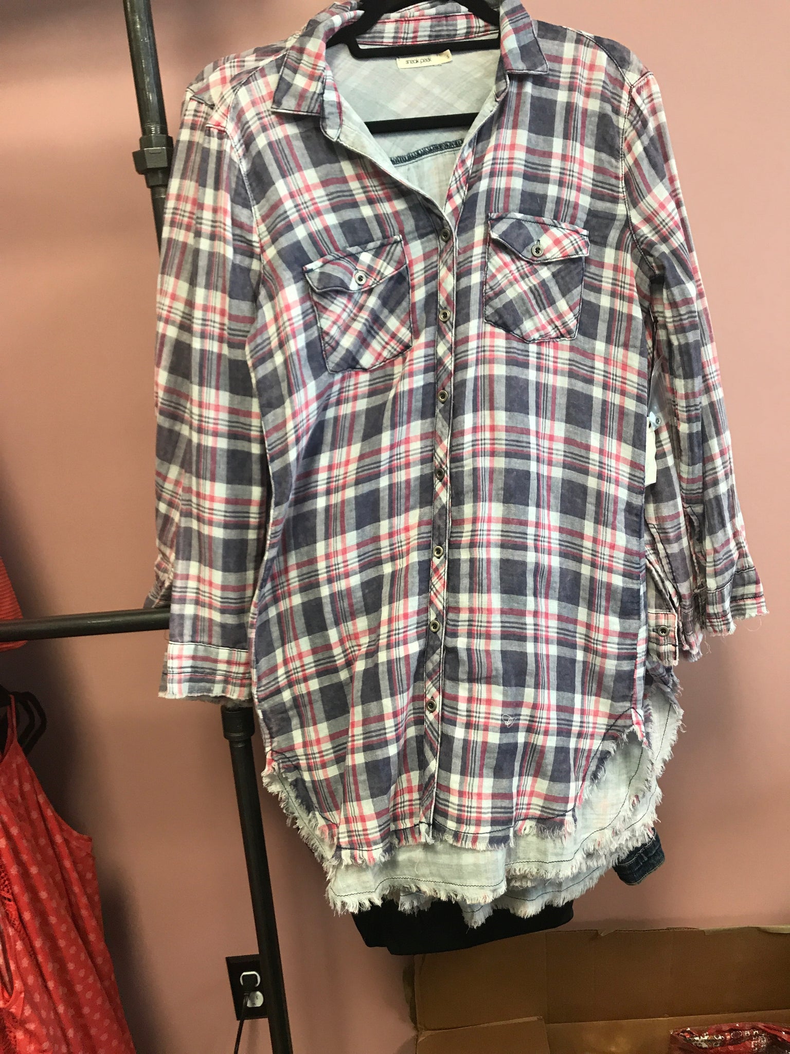 587 Plaid Dress
