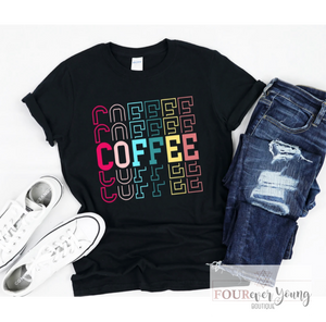 Coffee Repeat Graphic Tee