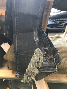 874 Dear John Frayed Jean