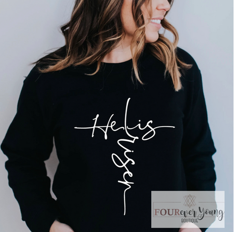 He is Risen Crew Sweatshirt