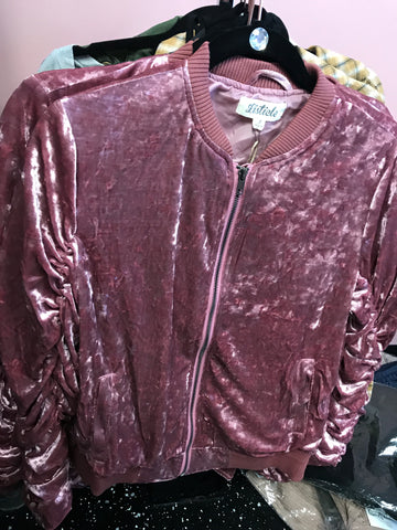 376 Pink Velvet Jacket