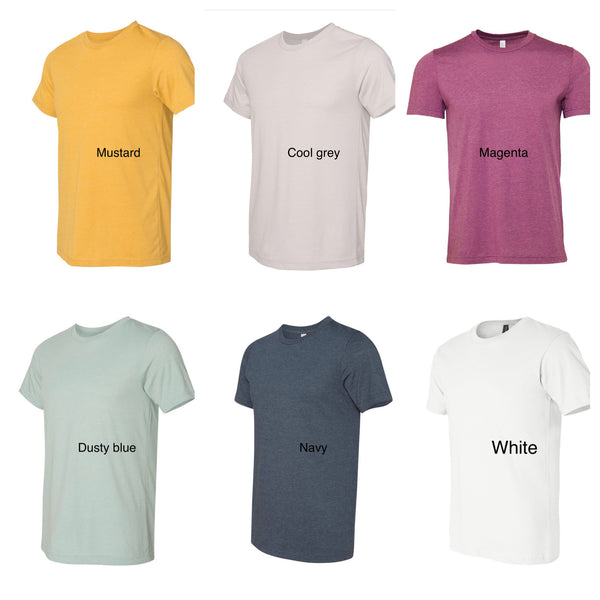 Boho Graphic Tee (Please choose from list)