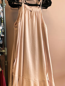 1175 Dress Blush Tulip Wrapped Ruffle