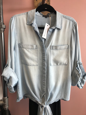 707 Denim Rolled Sleeve