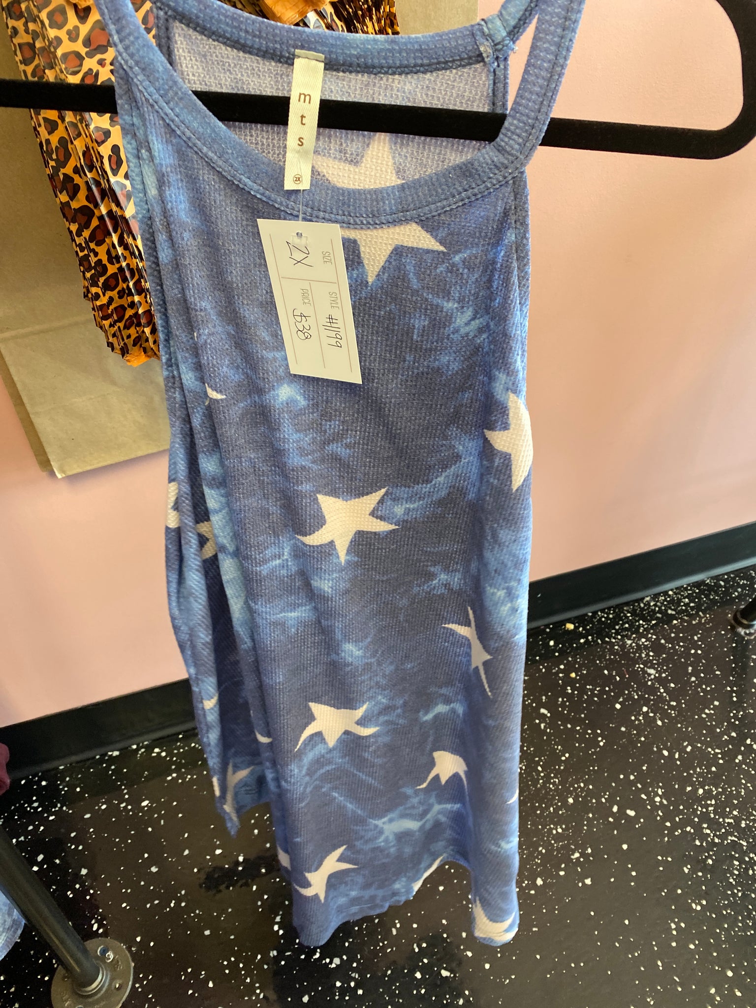 1199 Star & Tie Dye Tank