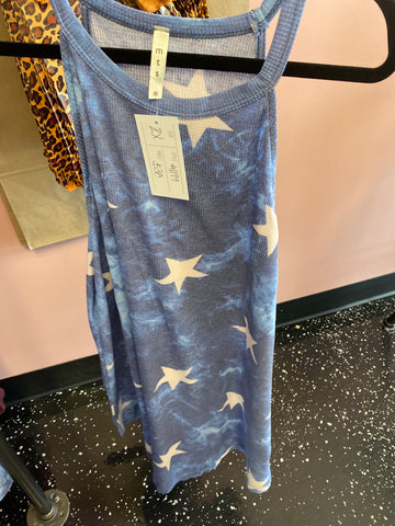 1199 Star & Tie Dye Tank