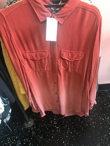 892 Rust Fade Button Down