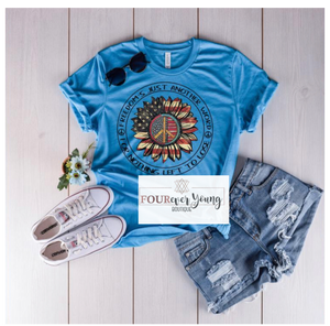 Sunflower Peace Graphic Tee