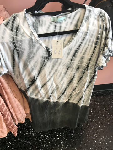 723 Tie Dye Asymmetrical Dress