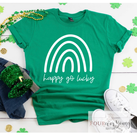 Happy Go Lucky Graphic Tee