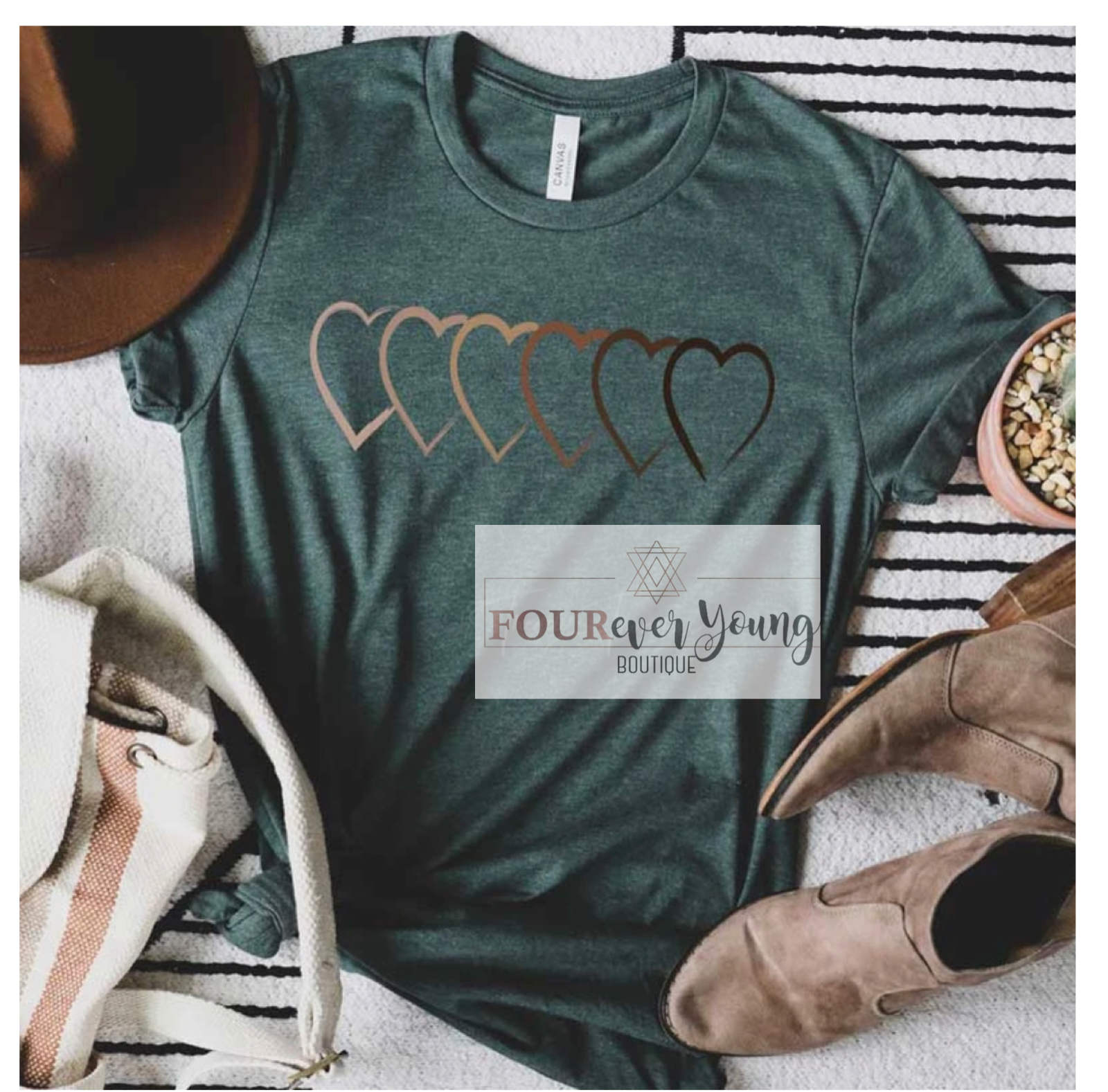 Unity Open Hearts Graphic Tee
