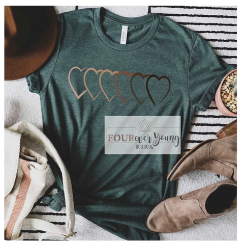 Unity Open Hearts Graphic Tee