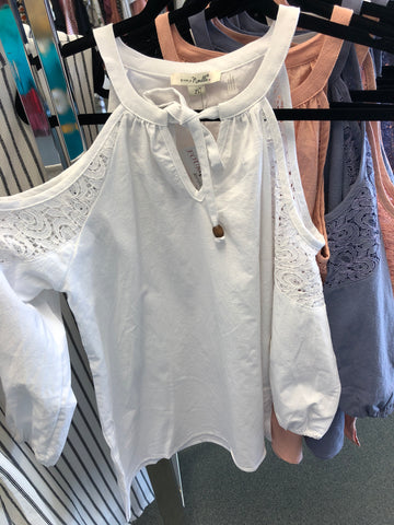 57 Give You The Cold Shoulder Top
