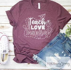 Teach Love Inspire Graphic Tee