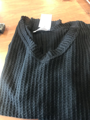 823 Black waffle