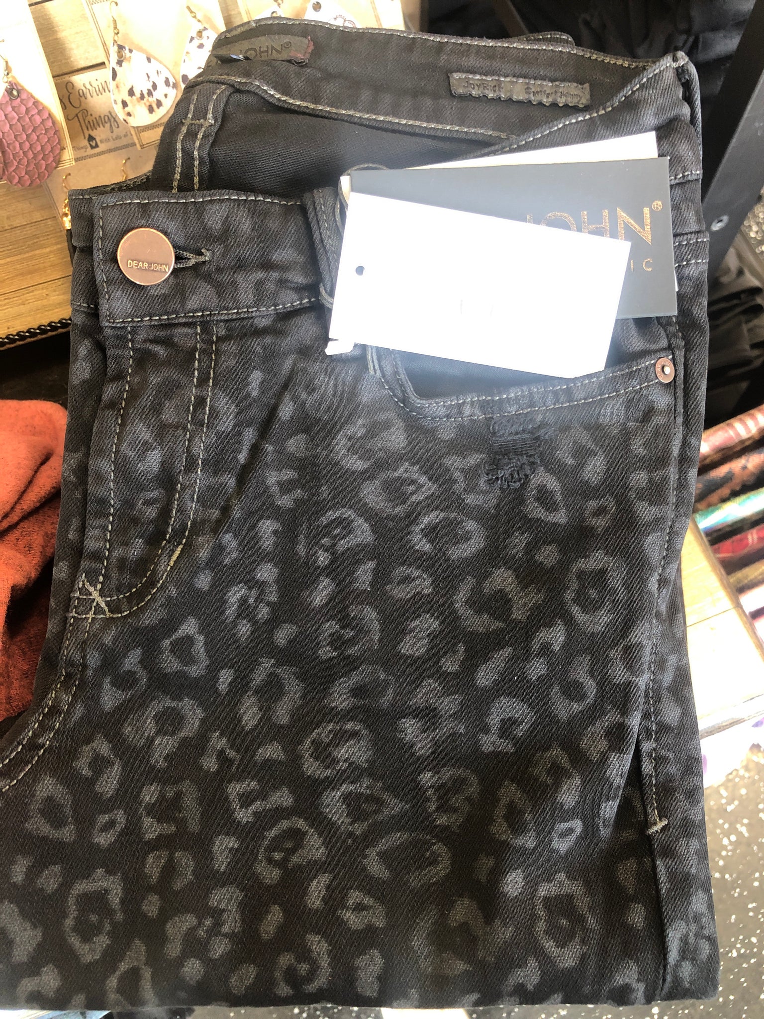 977 Leopard Denim