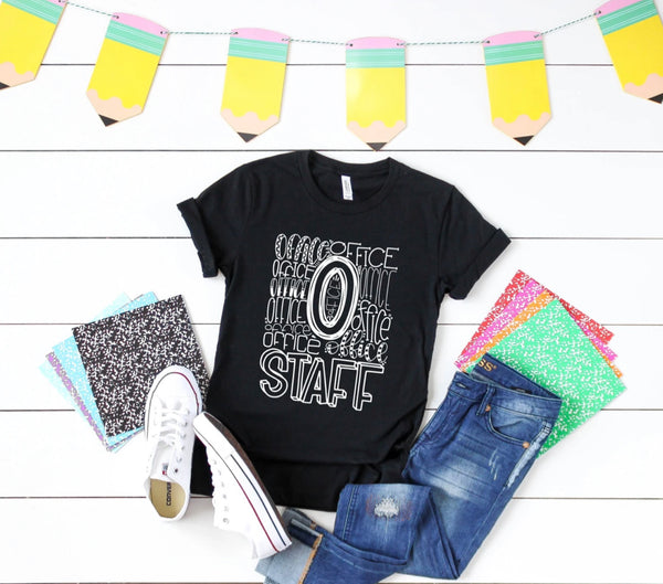 School Job Title Typography Graphic Tee