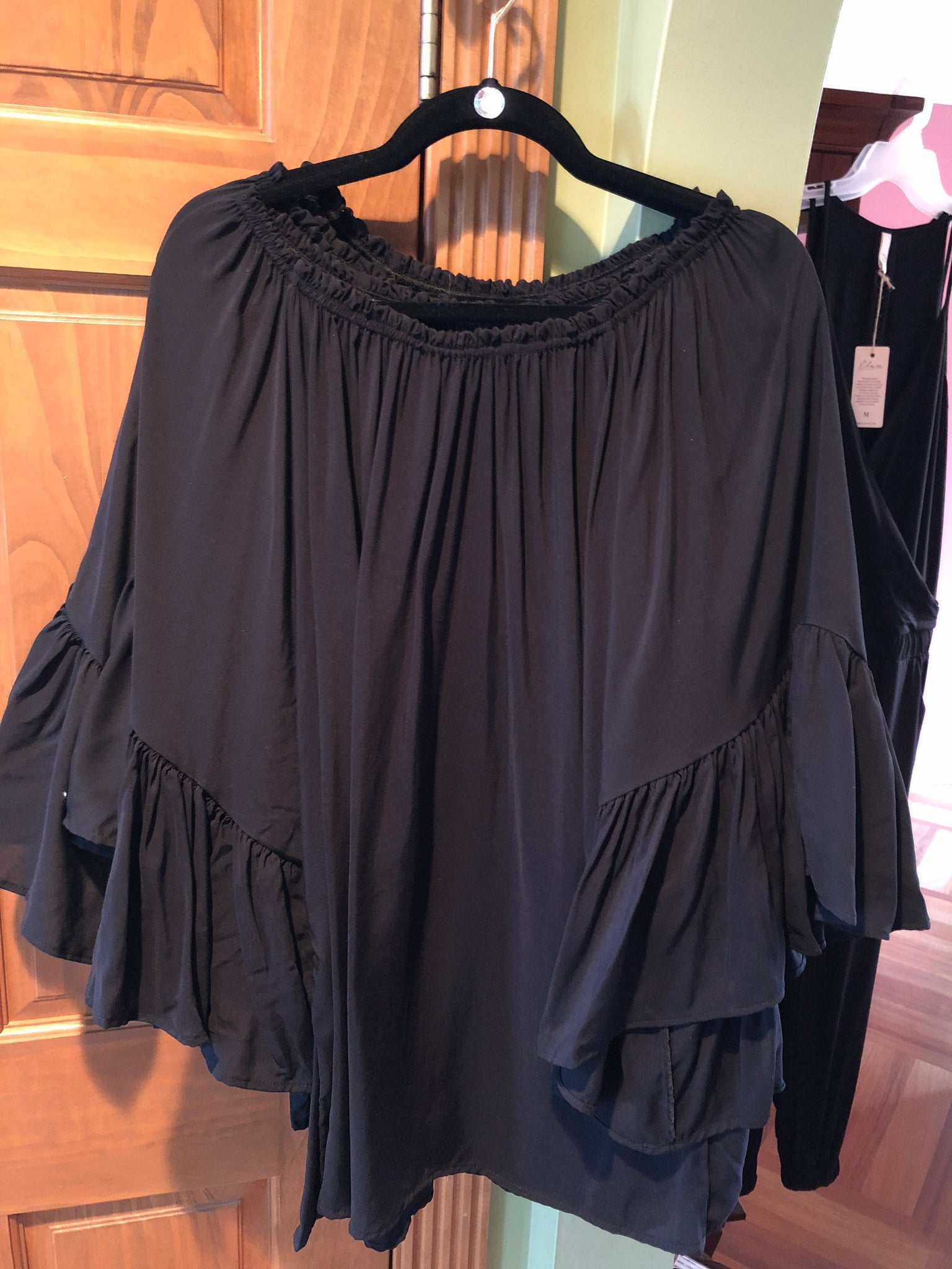 Black Tunic Bell Sleeve
