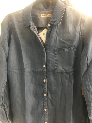 647 Denim Sneak Peek Button-down