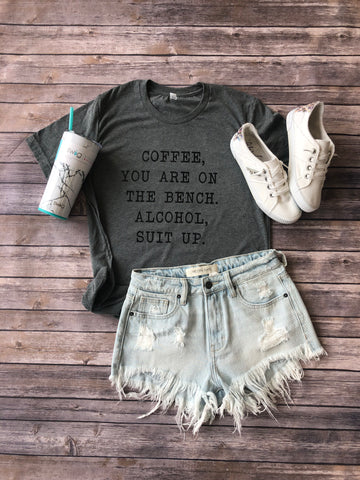 Coffee Alcohol Graphic Shirt